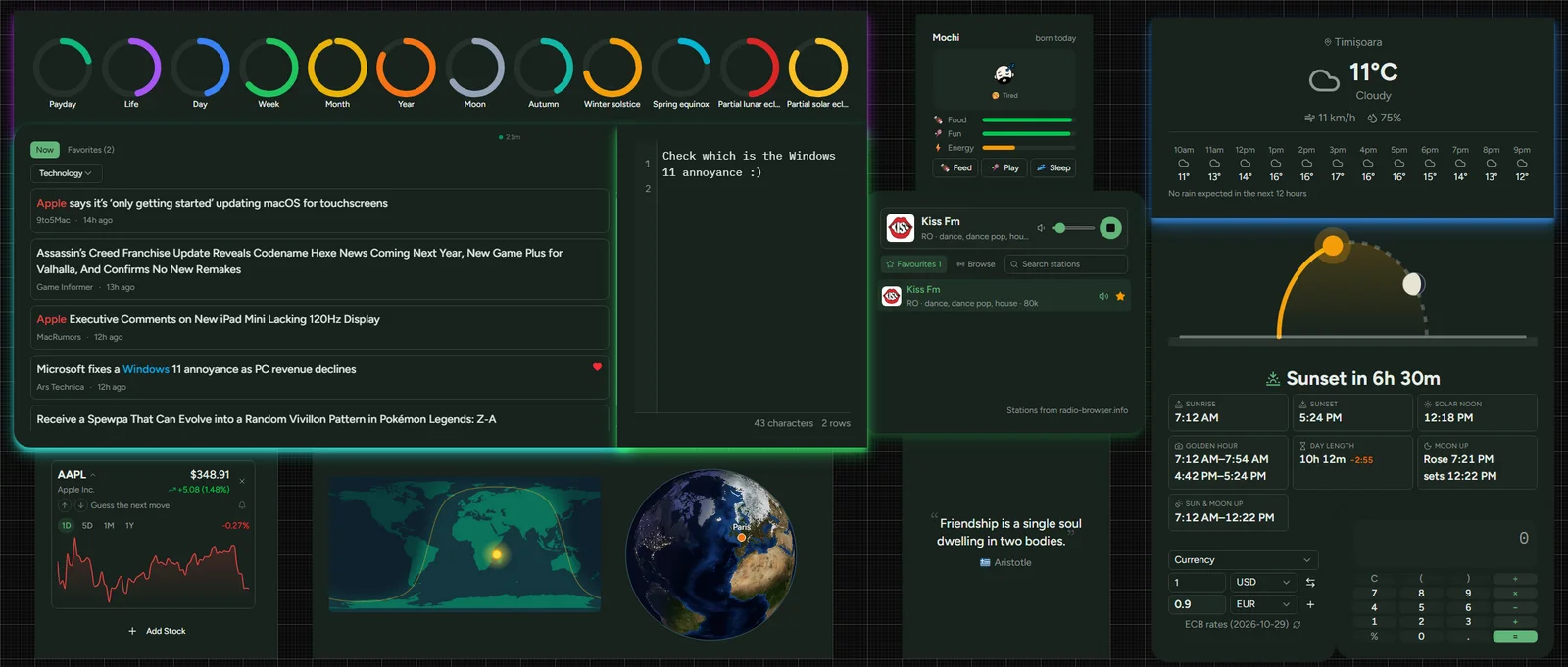 Screenshot of Home Idle