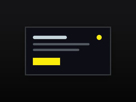The Cyberpunk theme: a widget card on the desktop colour it ships with.