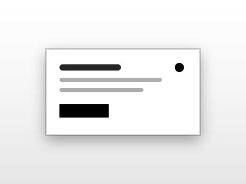 The High Contrast Light theme: a widget card on the desktop colour it ships with.