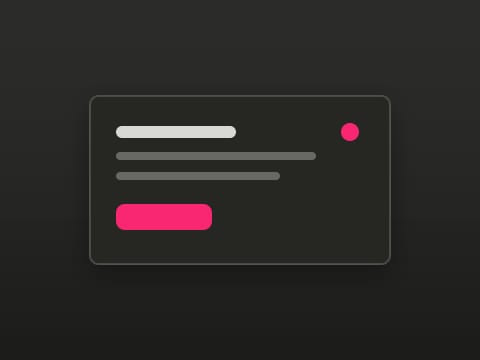 The Monokai theme: a widget card on the desktop colour it ships with.
