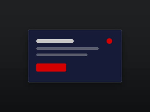 The Top Gun theme: a widget card on the desktop colour it ships with.